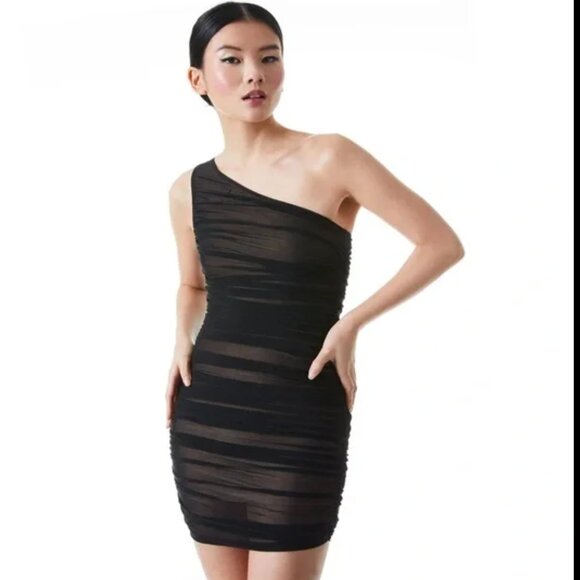 Cruz Ruched Mini Dress - Picture 1 of 2